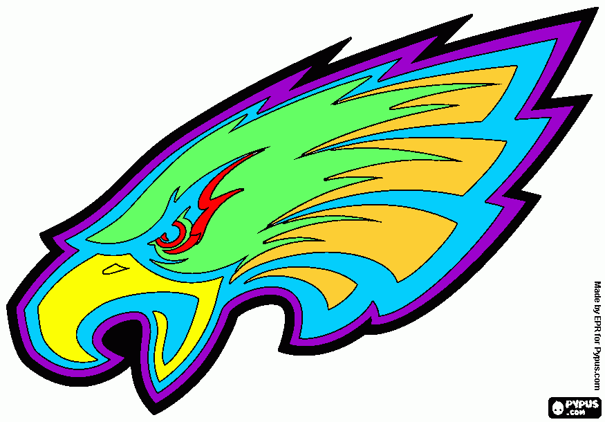 Eagles Pic Color coloring page