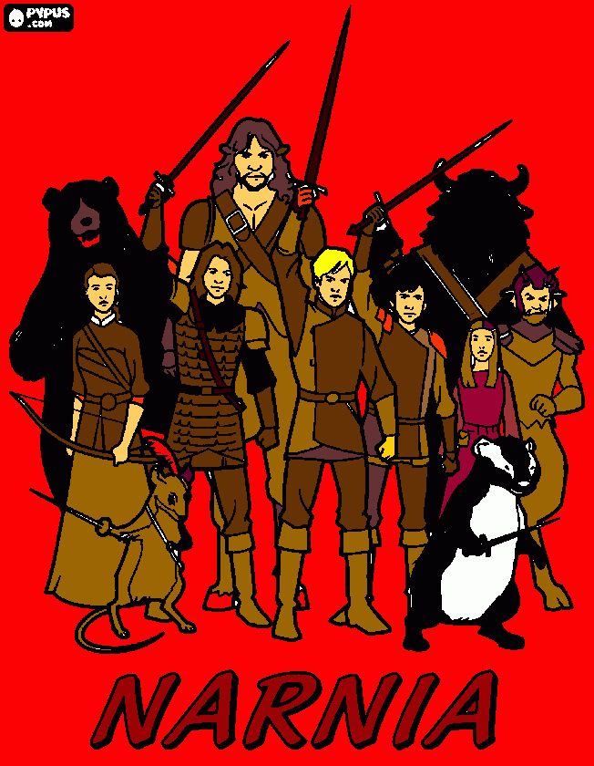 ei's narnia coloring page