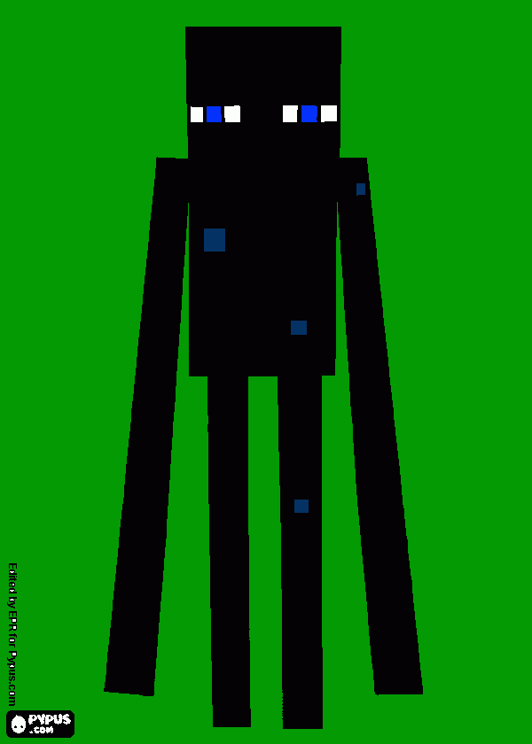 enderman coloring page