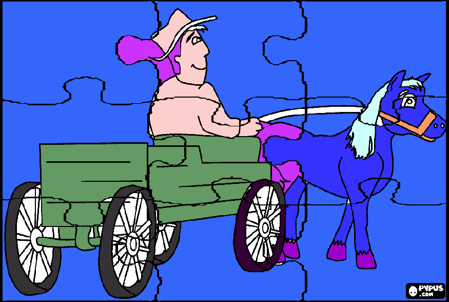 Farmer coloring page