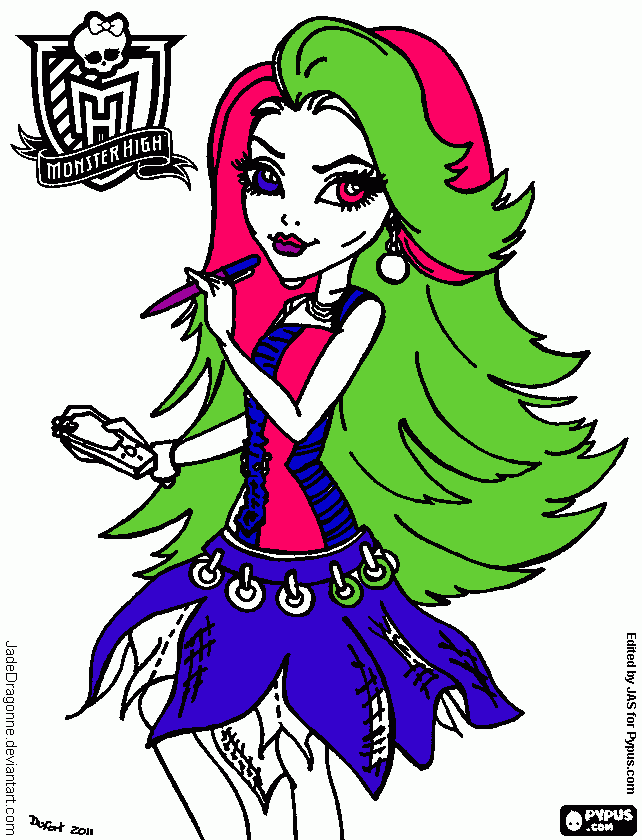 fashionista coloring page
