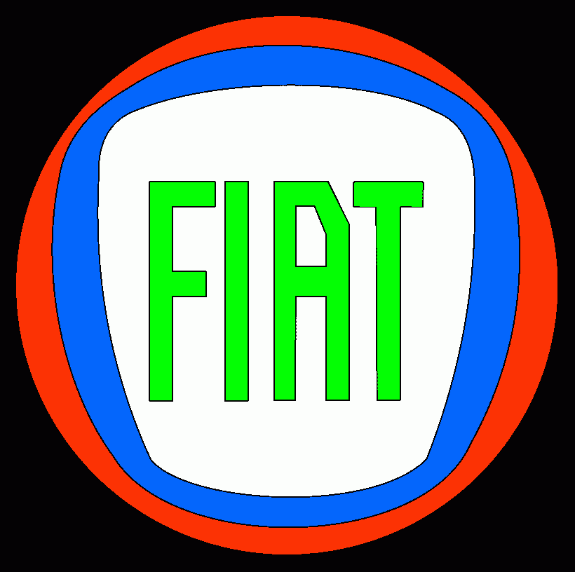 fiat logo coloring page