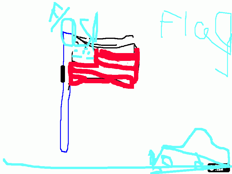 Flag at FP coloring page