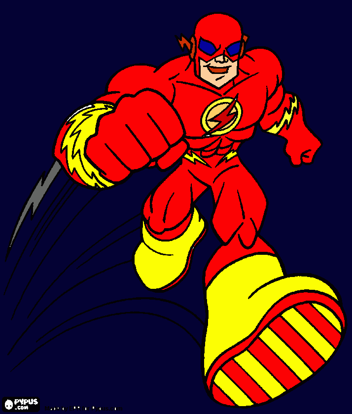 Flashman coloring page