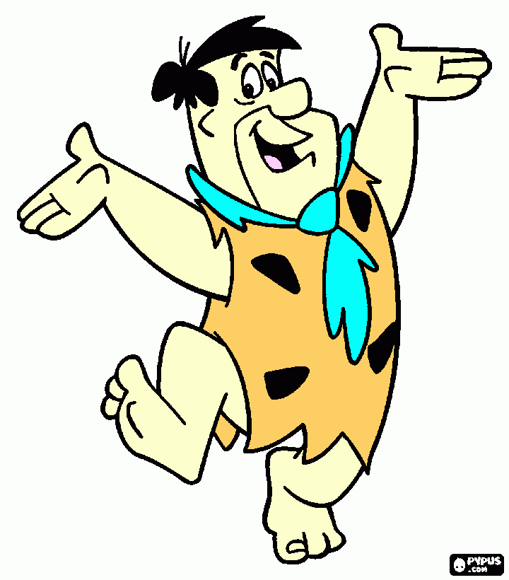 flintstones  coloring page