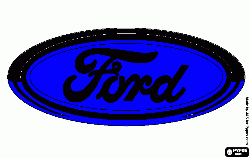 FordLogo coloring page