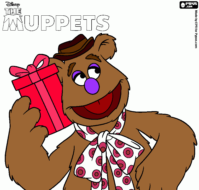 Fozzie coloring page