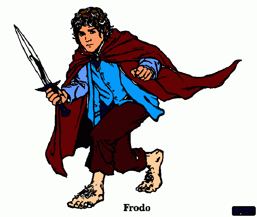 Frodo by Albert coloring page