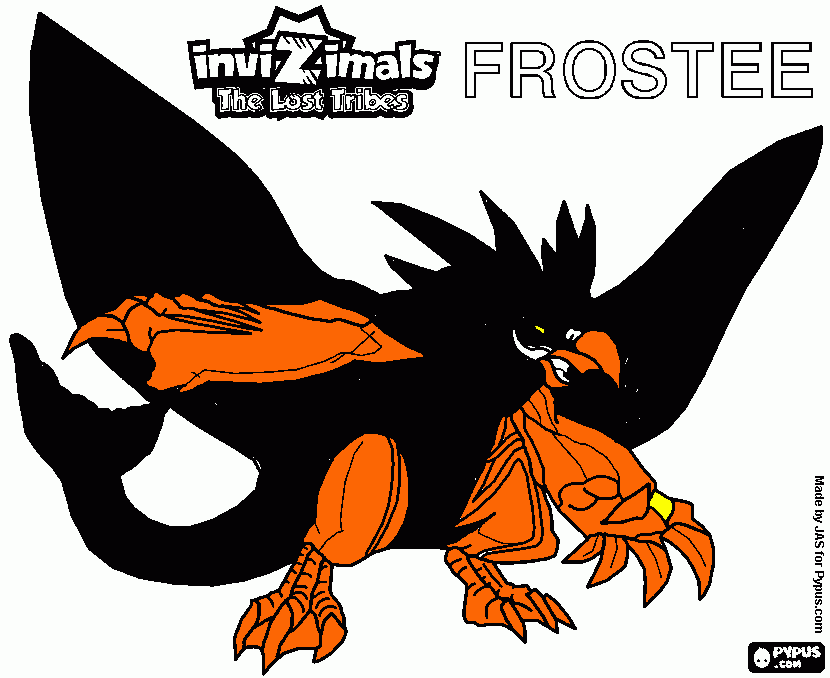 FROSTEE coloring page