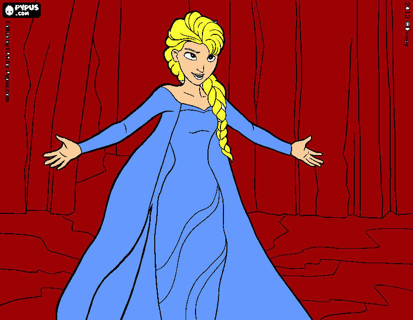 frozen 2 coloring page