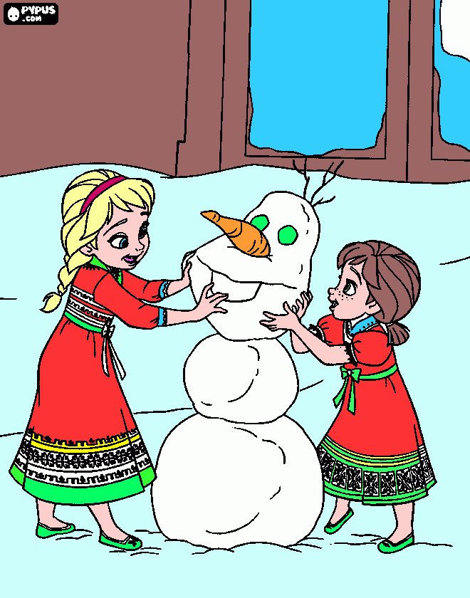 frozen2 coloring page