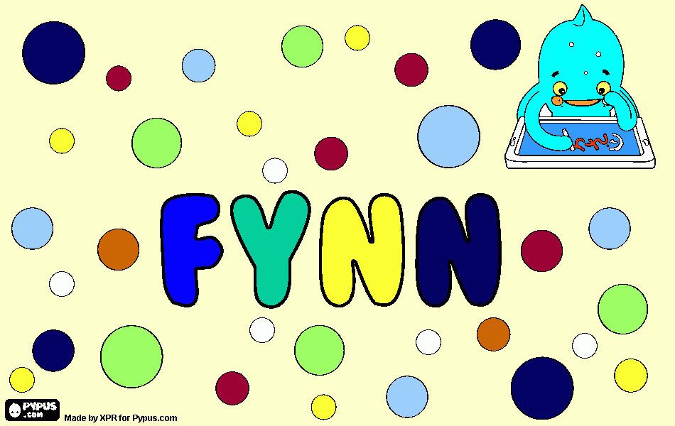 fynn coloring page
