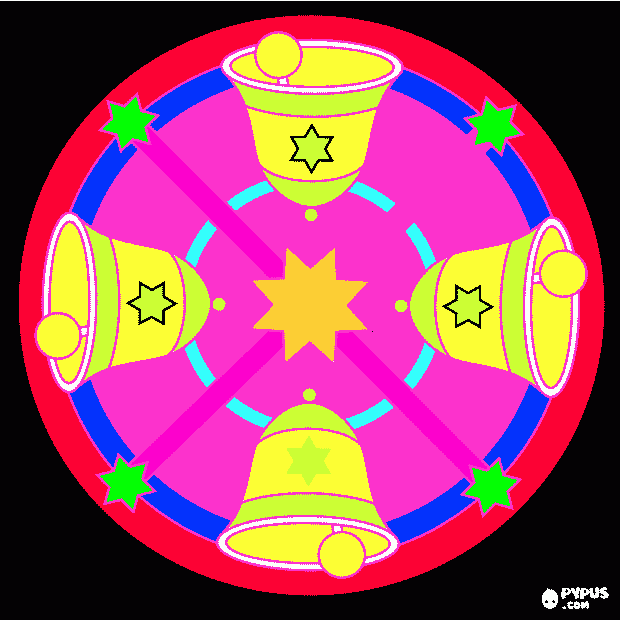 gabrieles mandala coloring page