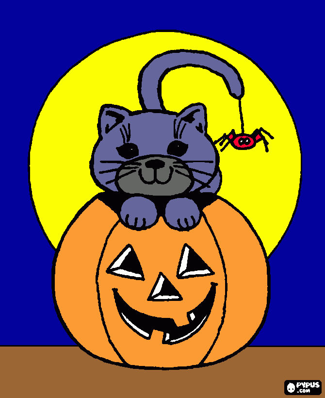 hallowen  coloring page