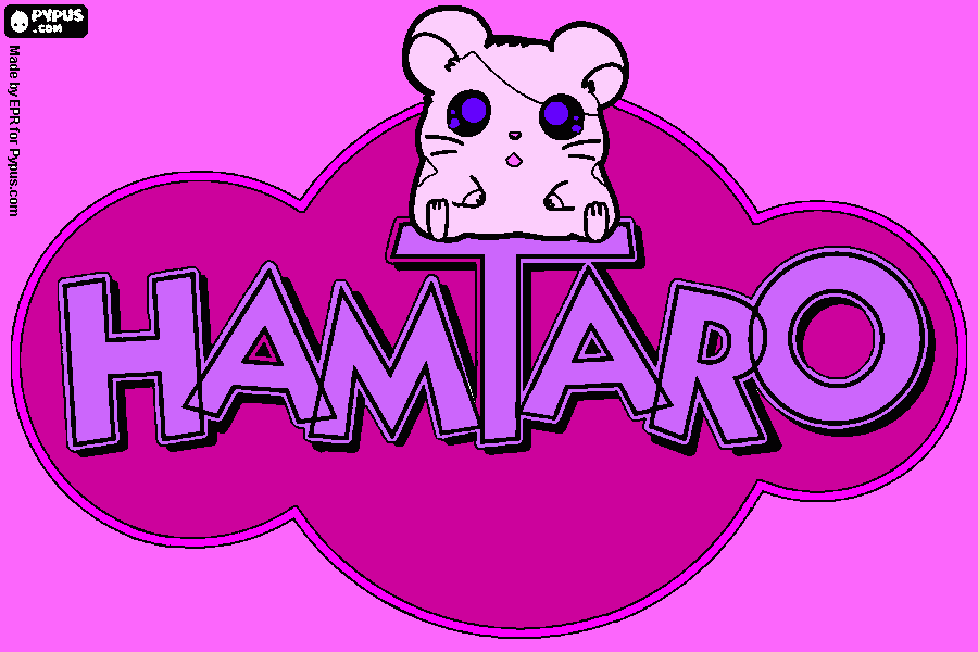 Hamtaro  coloring page