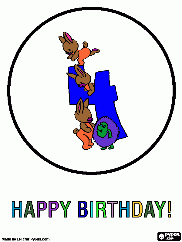 Happy Birthday Trust! coloring page