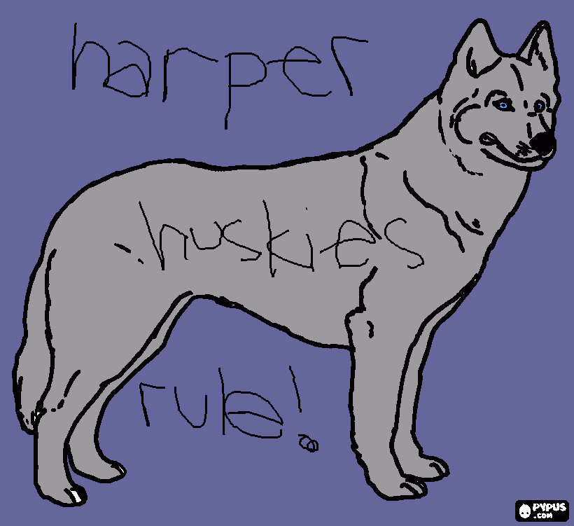 Harper pride coloring page