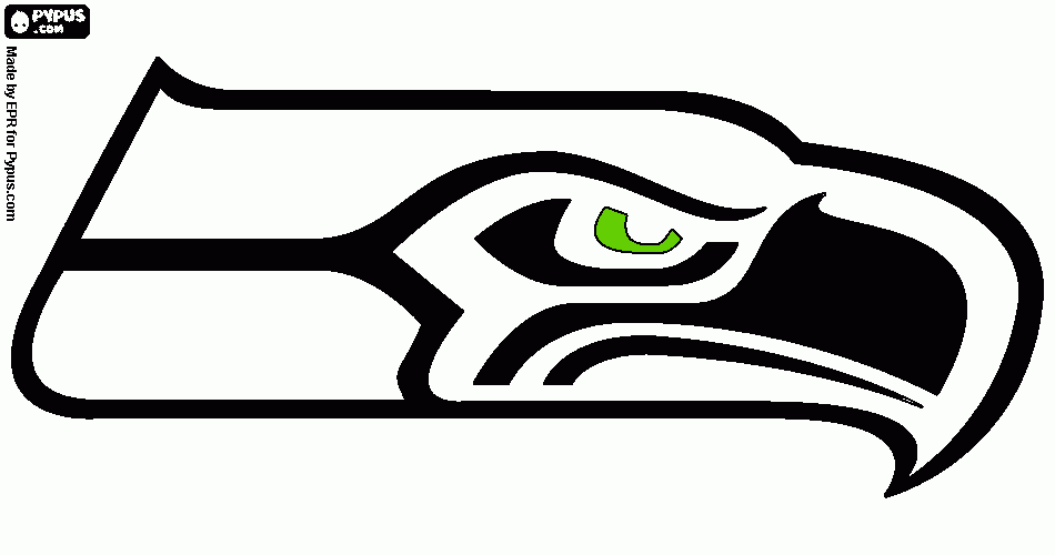 Hawk Logo coloring page