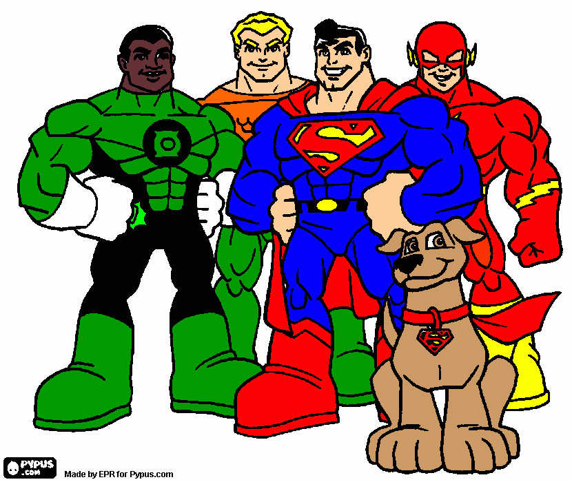heros coloring page