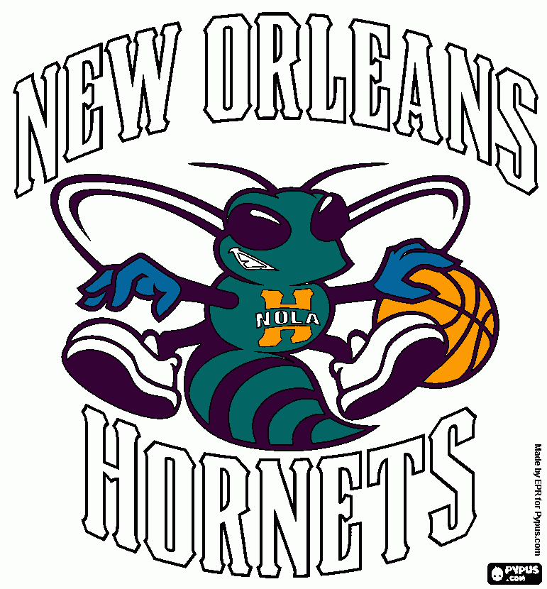 hornets coloring page