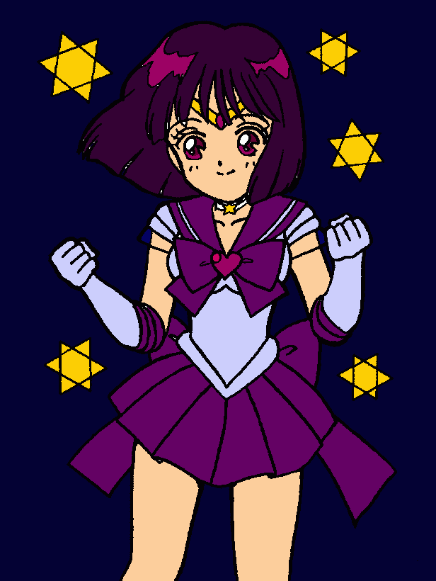 hotaru tomoe coloring page