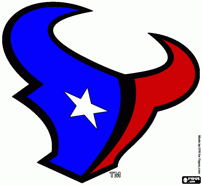 houston texans coloring page