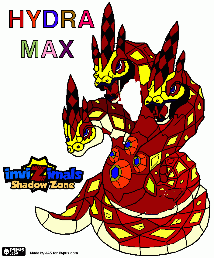 hydra max coloring page