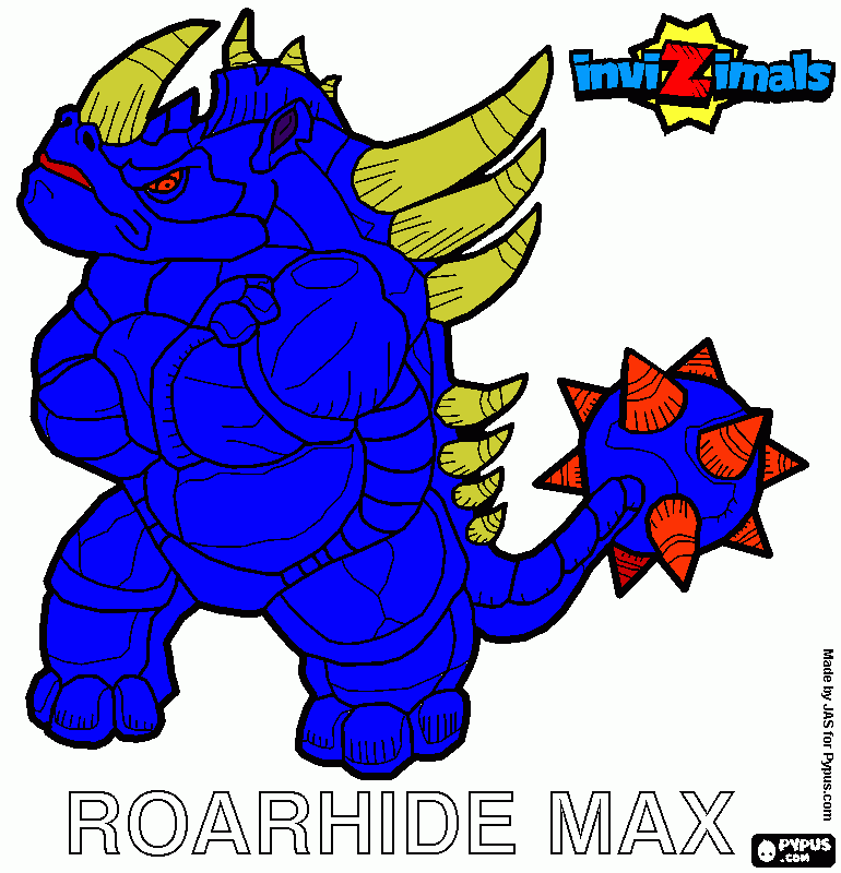 invizimals Pascal coloring page