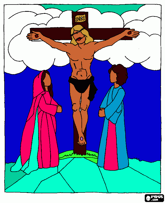 jesus coloring page