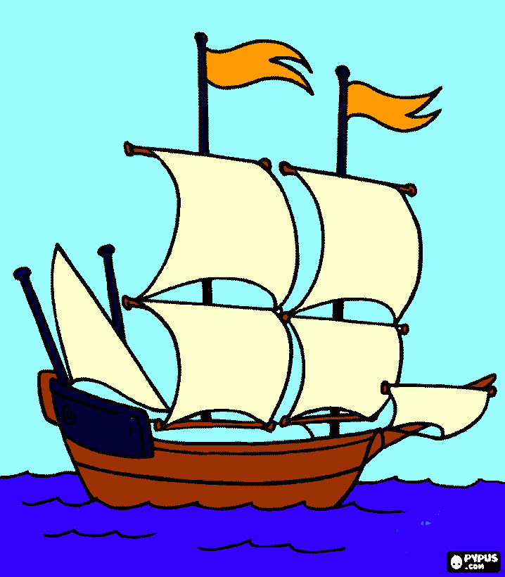 Joes sailboat coloring page