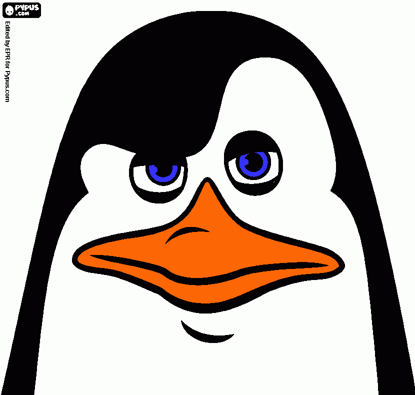 kowalski coloring page