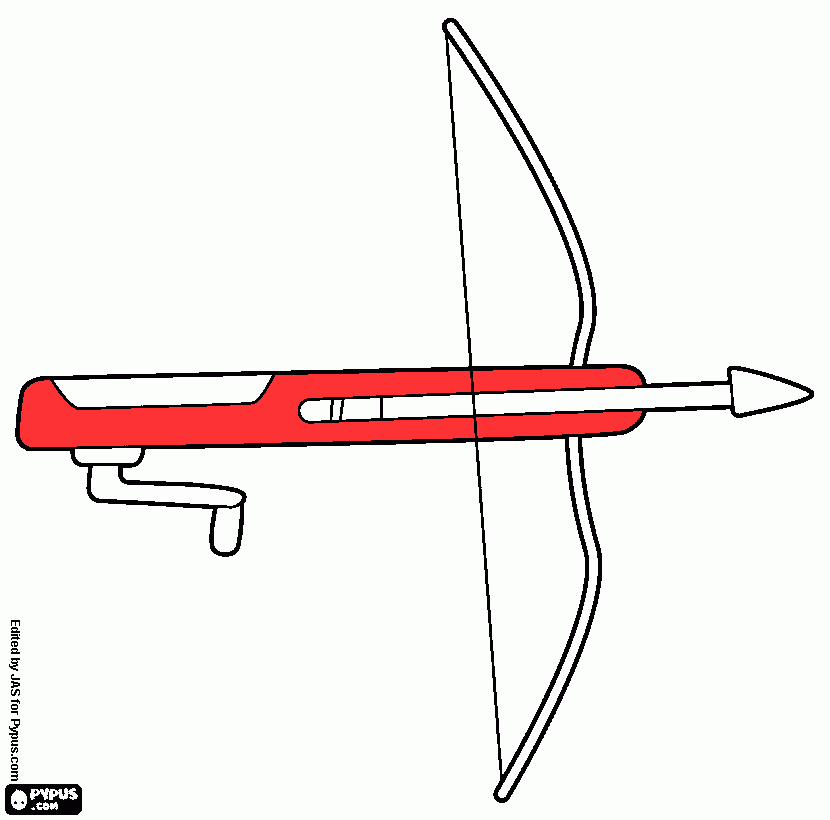 krossbow coloring page