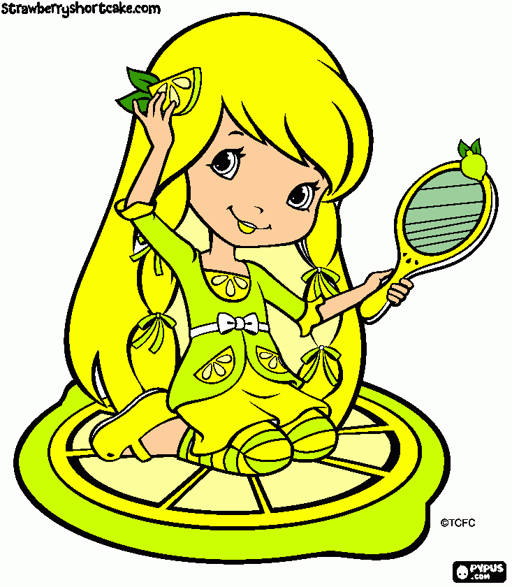 Lemon Meringue from Strawberry Shortcake coloring page