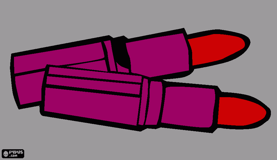 Lipstick  coloring page