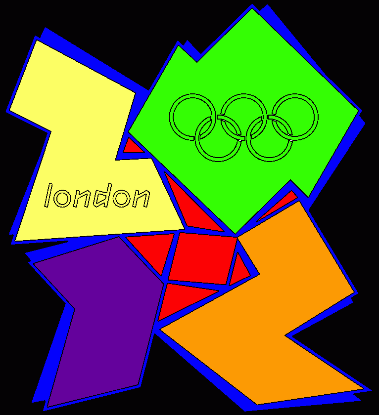 London 2012 Olympic Games Logo. coloring page