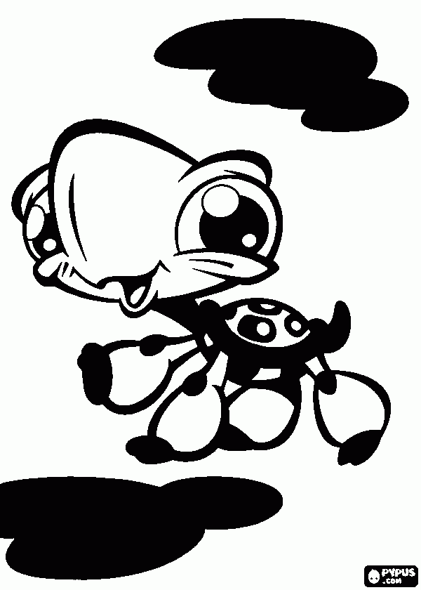 lps turtle coloring page