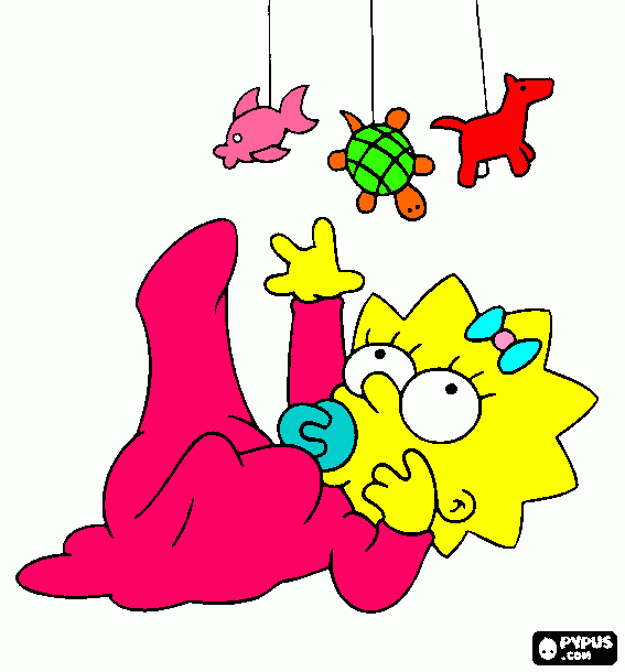 maggie coloring page