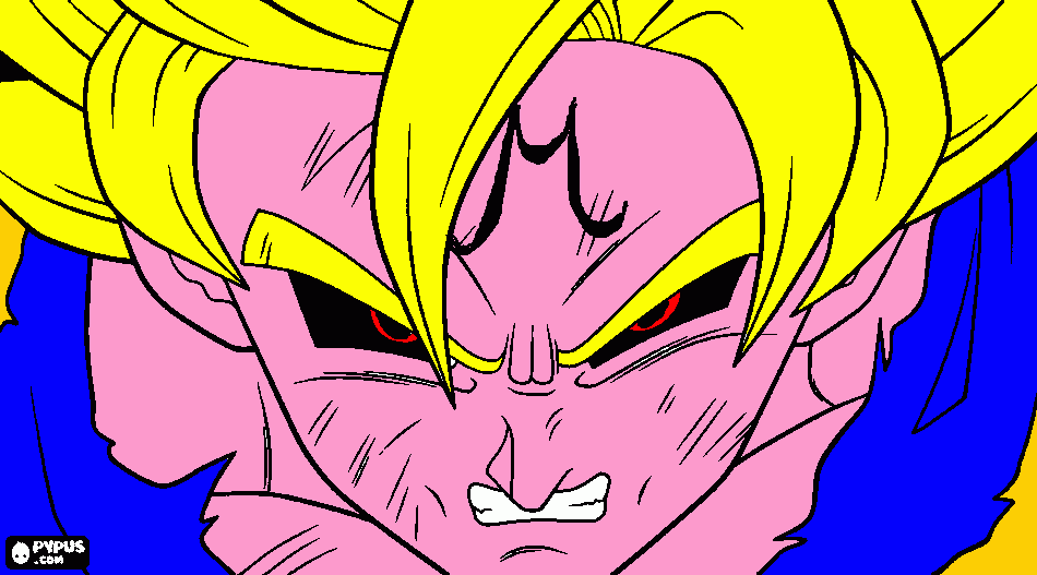  majin buuku coloring page