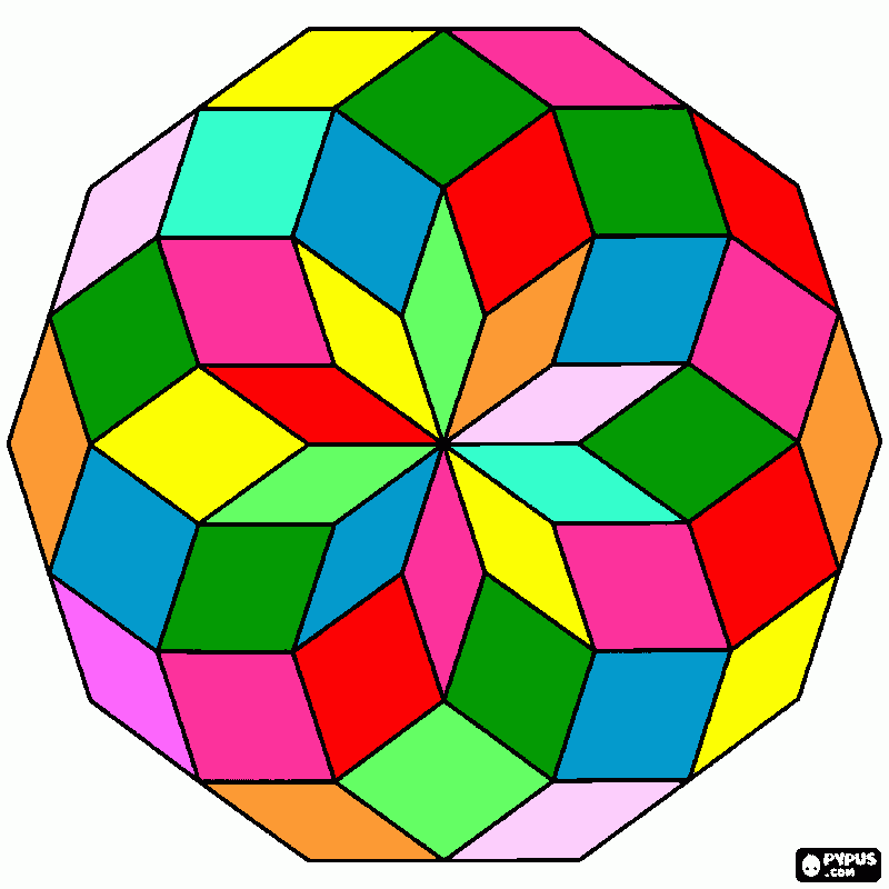 Manvydo, Naglio mandala coloring page