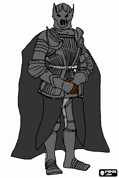 melkor coloring page