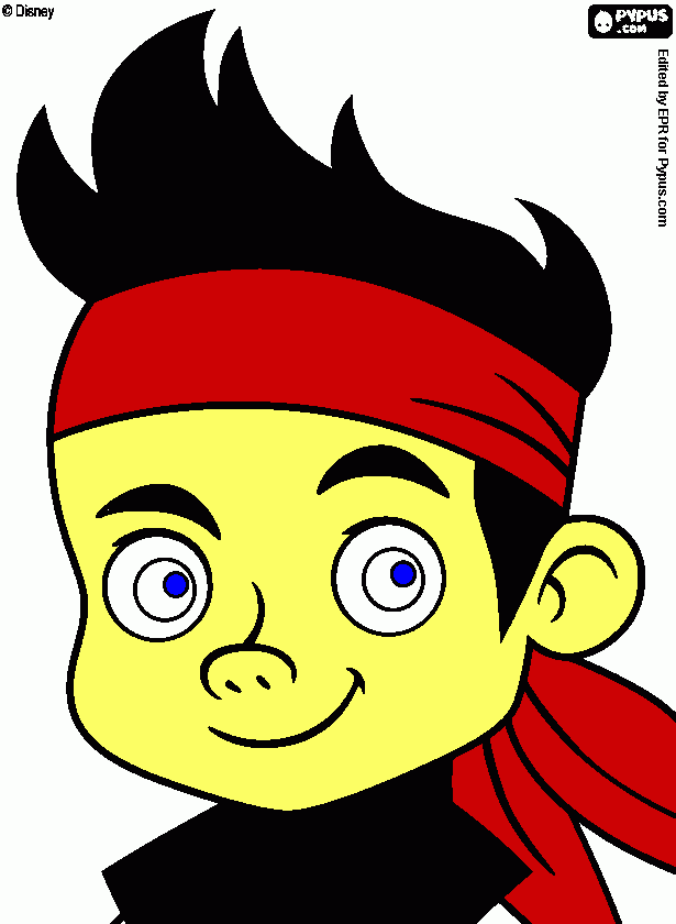 Merirosvo coloring page