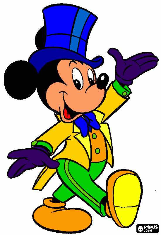 mickey mouse coloring page