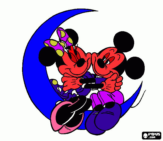 micky mouse coloring page