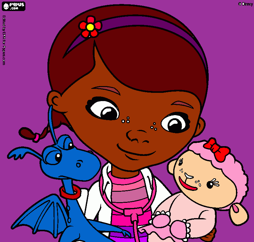 mikri giatros coloring page