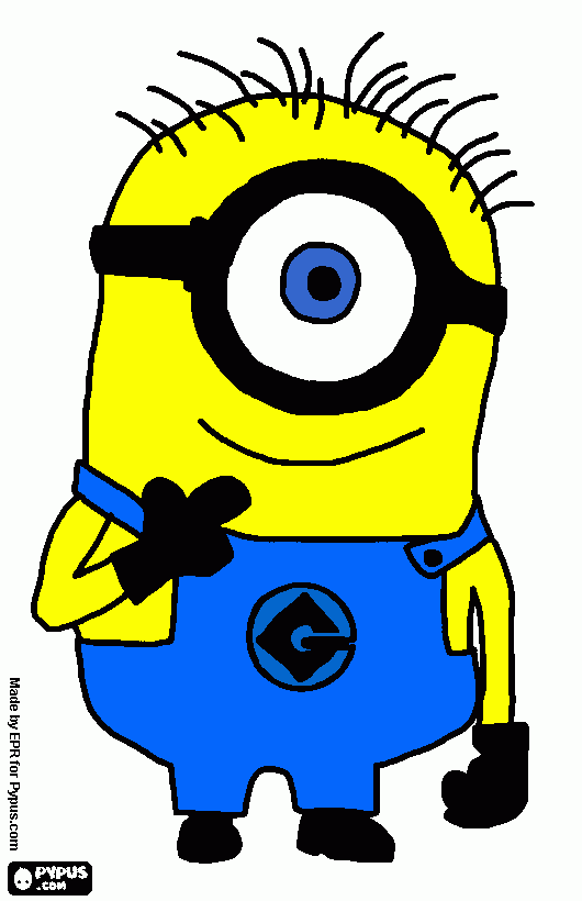 one in a minion drawing