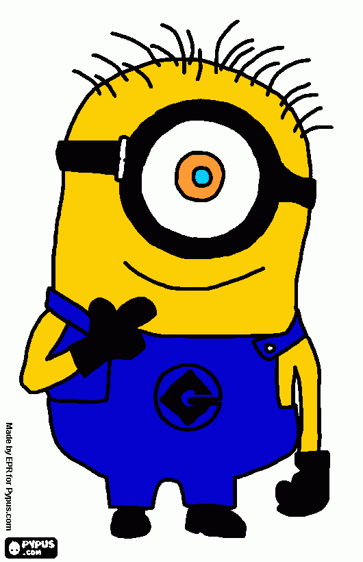 minionek coloring page