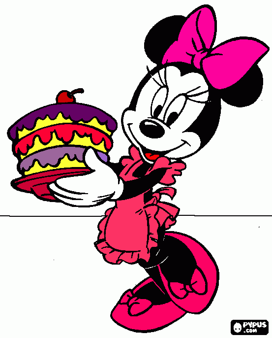 minne mouse coloring page