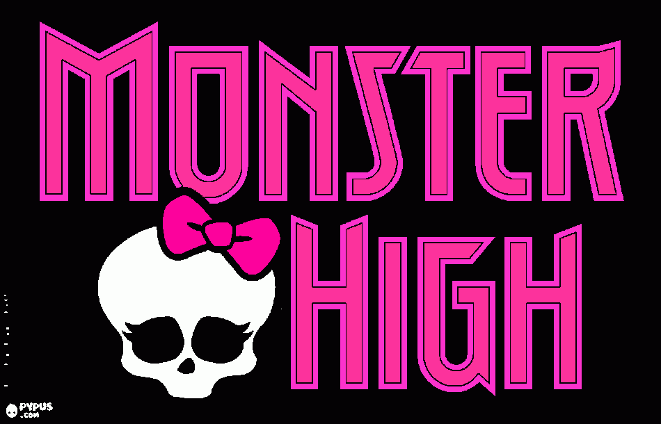 Monster High. - Baby sis. coloring page