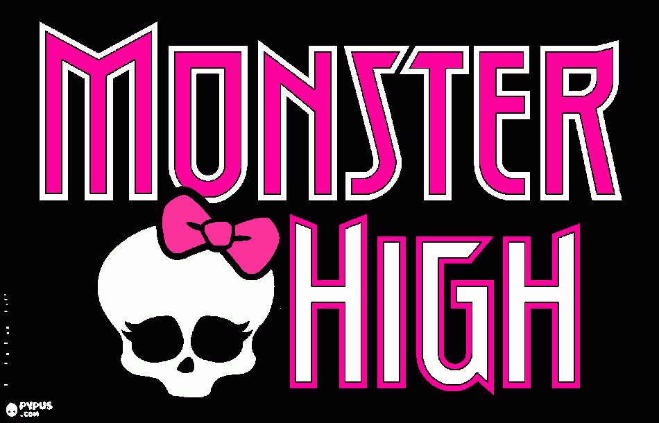 monstewr high my fav show lol yayzeess! coloring page