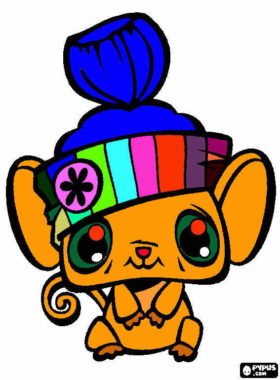 mouse  coloring page